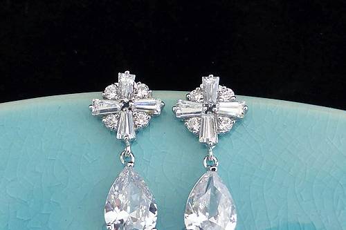 Boucles d'oreille mariage