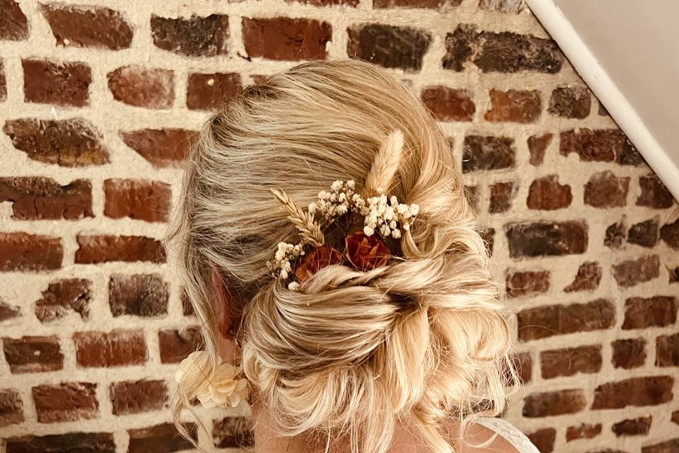 Chignon flou/bohème