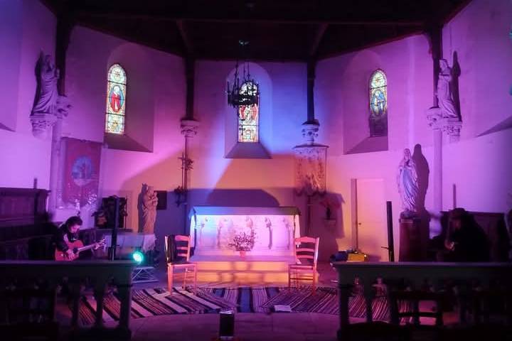 Concert à l'église d'Orcenais