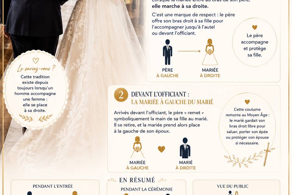 L'entrée de la mariée