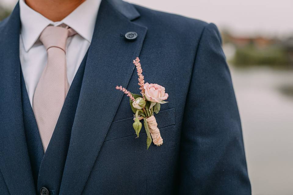 Boutonnière mariage