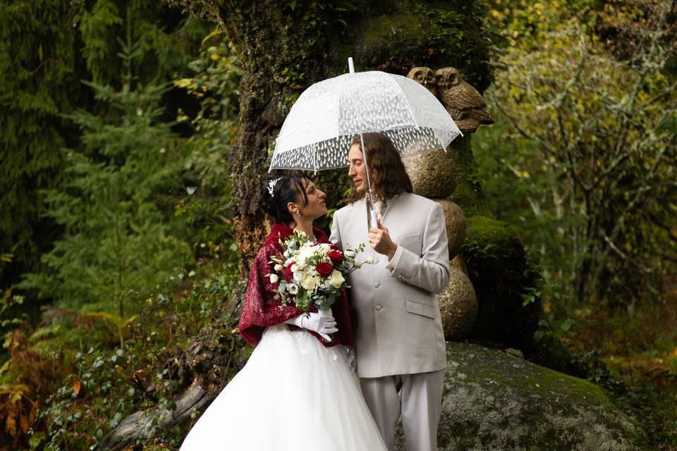 Mariage sous la pluie