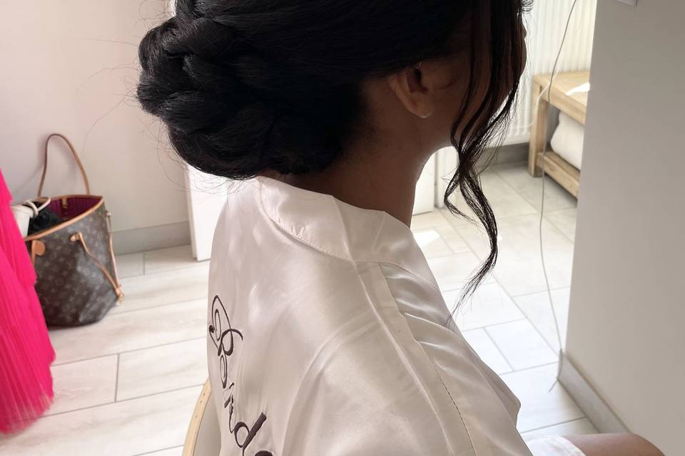 Chignon bas serrer