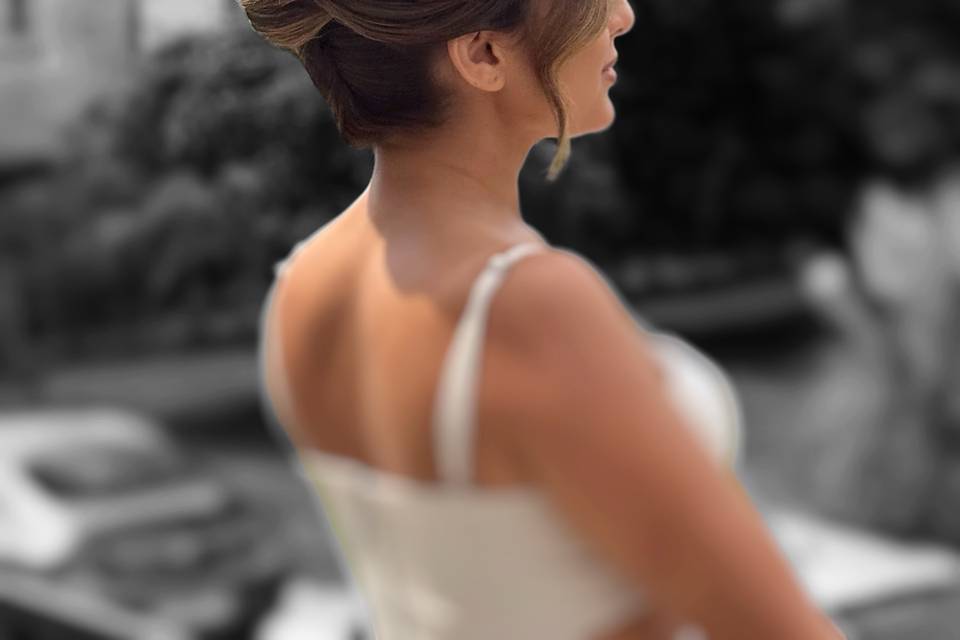 Chignon haut princesse