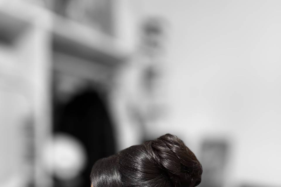 Chignon haut