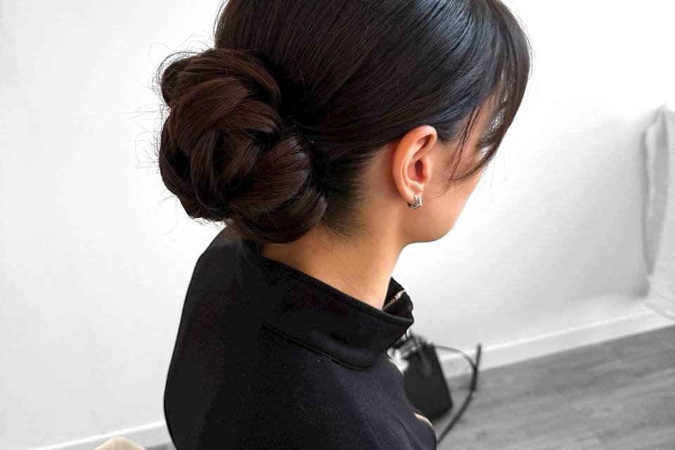 Chignon bas serrer