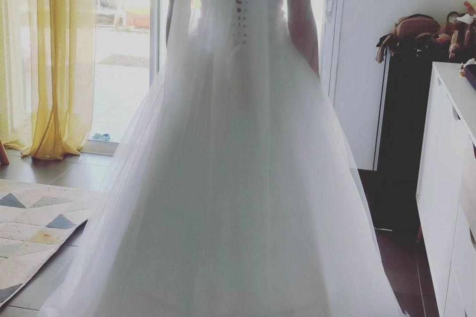 Jupe en tulle pailleté