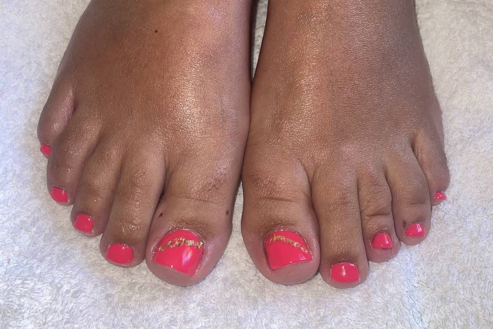 Semi pieds