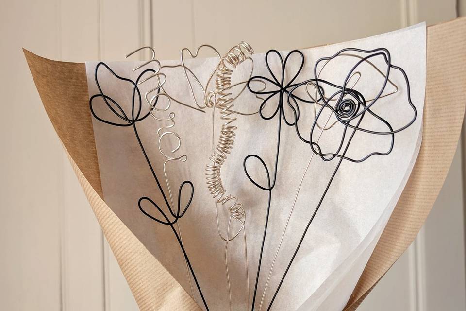 Bouquet fleurs personnalisé