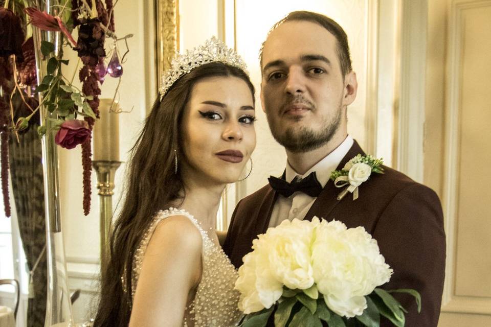 Photo portrait de mariage