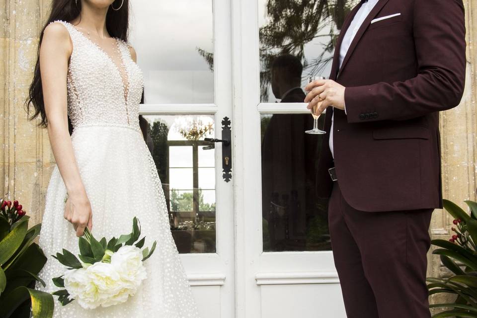 Photo portrait de mariage