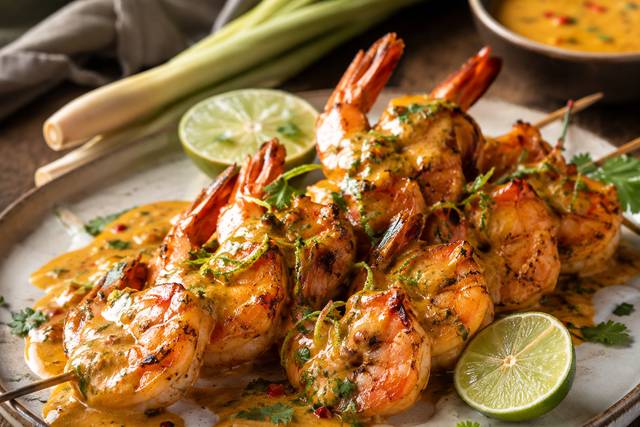 Crevettes marinées