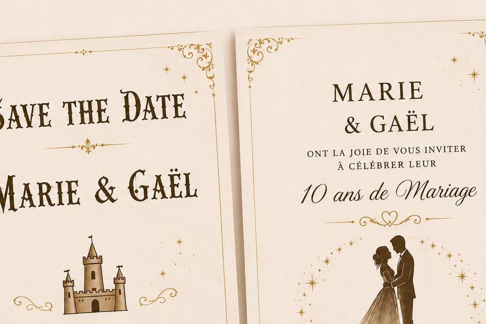 Faire-part invitation