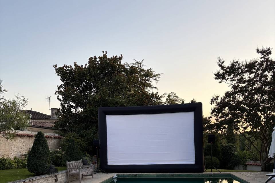 Ecran géant - cinéma plein air