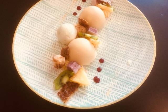 Dessert à l’assiette