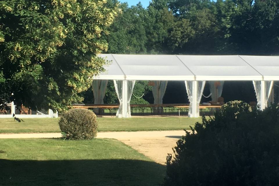 Tente de réception