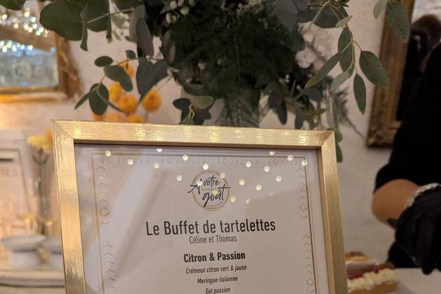 Tableau descriptif des buffets
