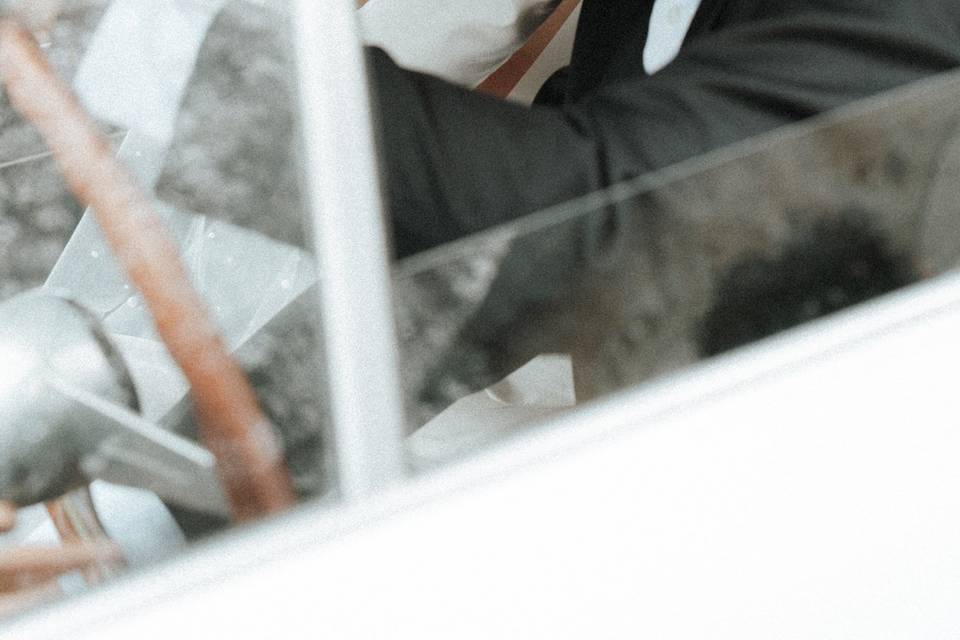 Mariés voiture
