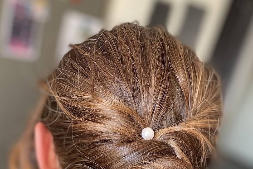 Chignon croisé