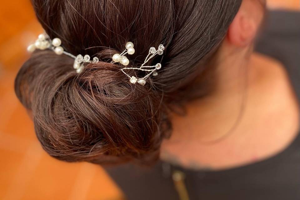 Chignon bohème