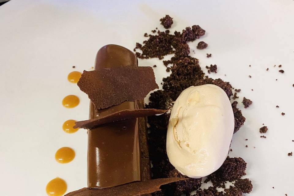Dessert au chocolat (mariage)