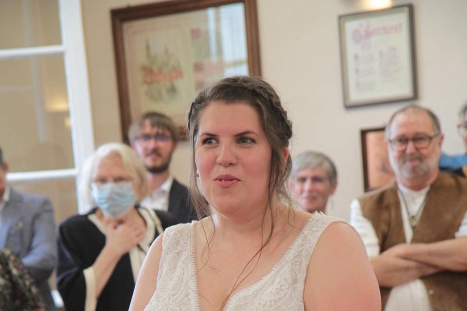 Bouquet de mariée Amandine