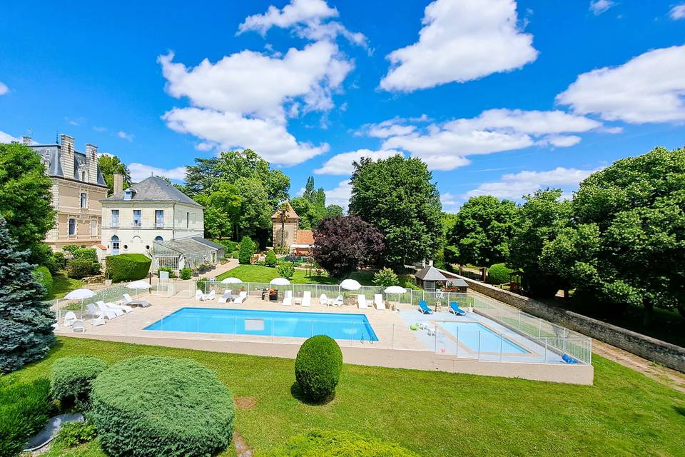 La piscine chauffée