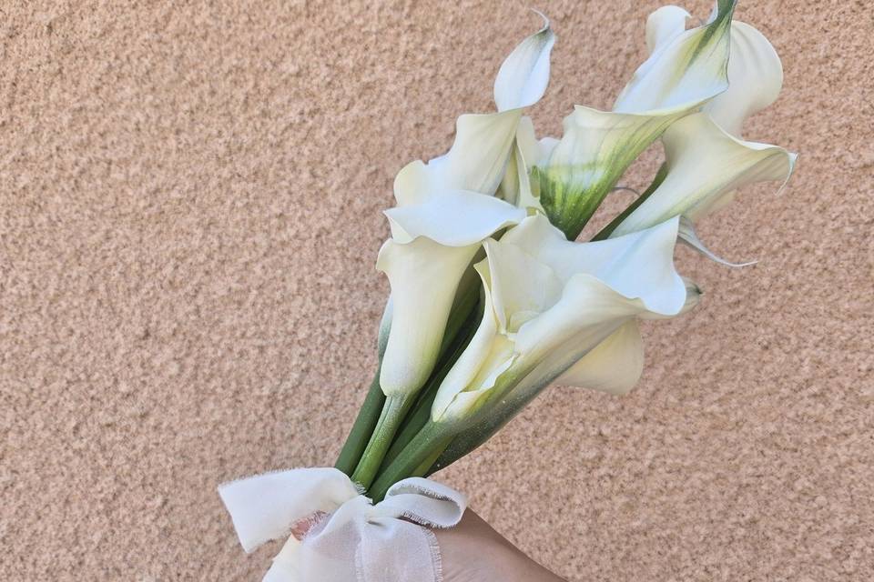 Bouquet de mariée - Arums