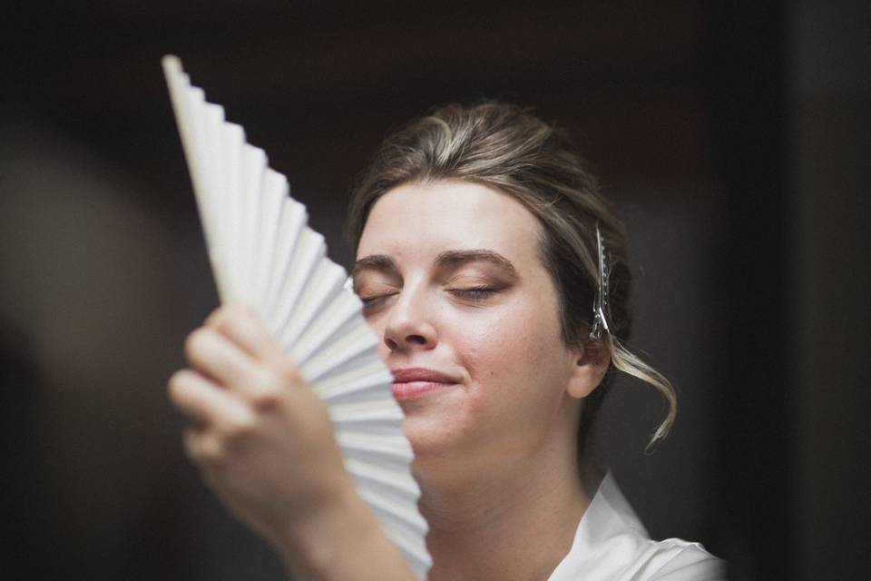 Préparatifs de la mariée