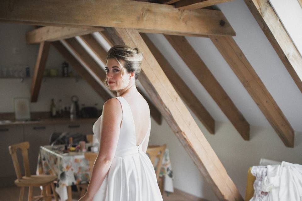Préparatifs de la mariée