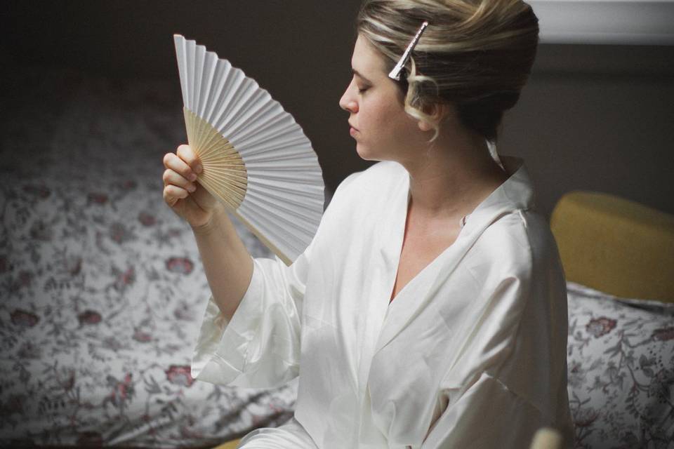 Préparatifs de la mariée
