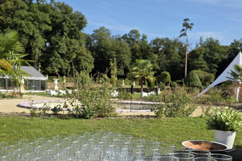 Cocktail sur parterre