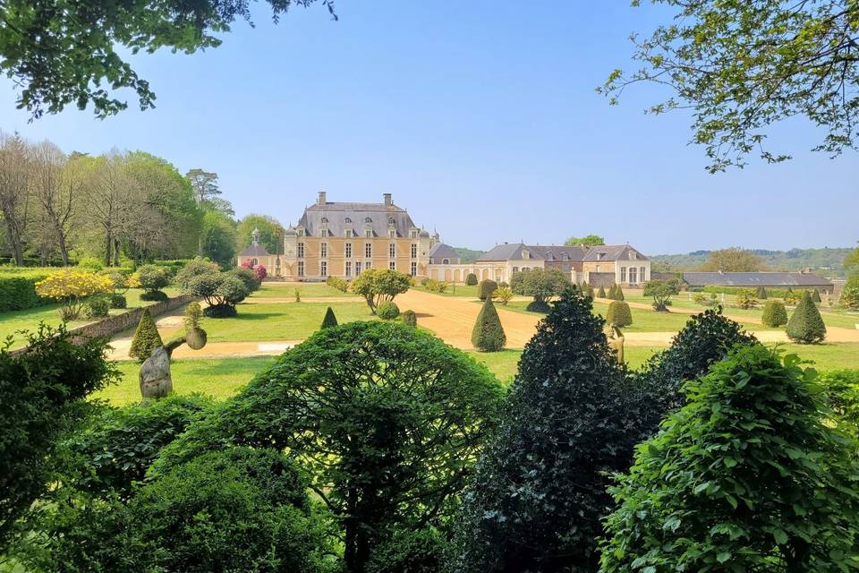 Château du Boschet côté ouest