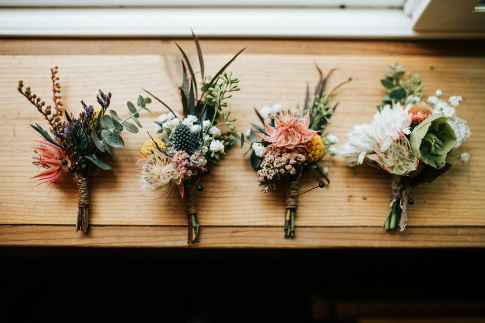 Détail bouquets