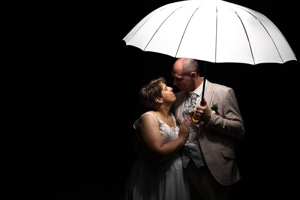Couple Parapluie