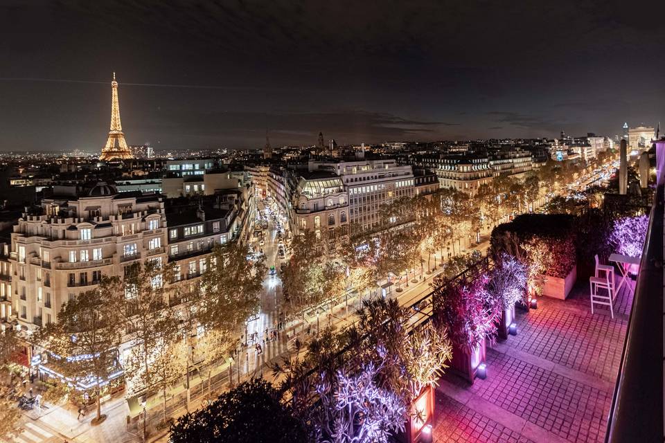 Terrasse de nuit
