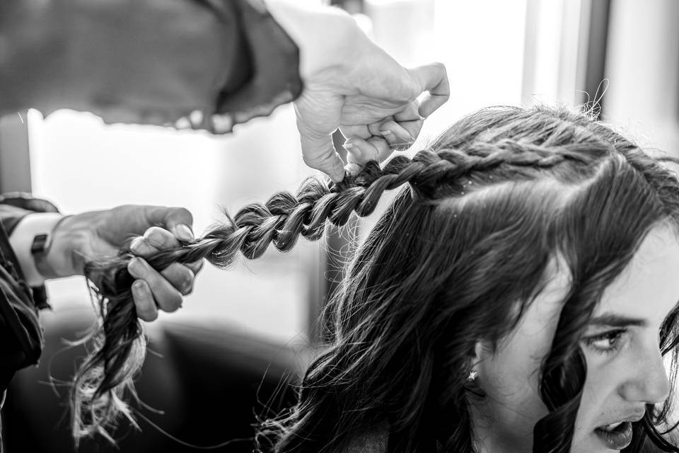 Préparatifs - Coiffure