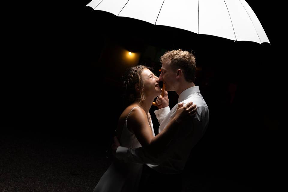 Couple Parapluie