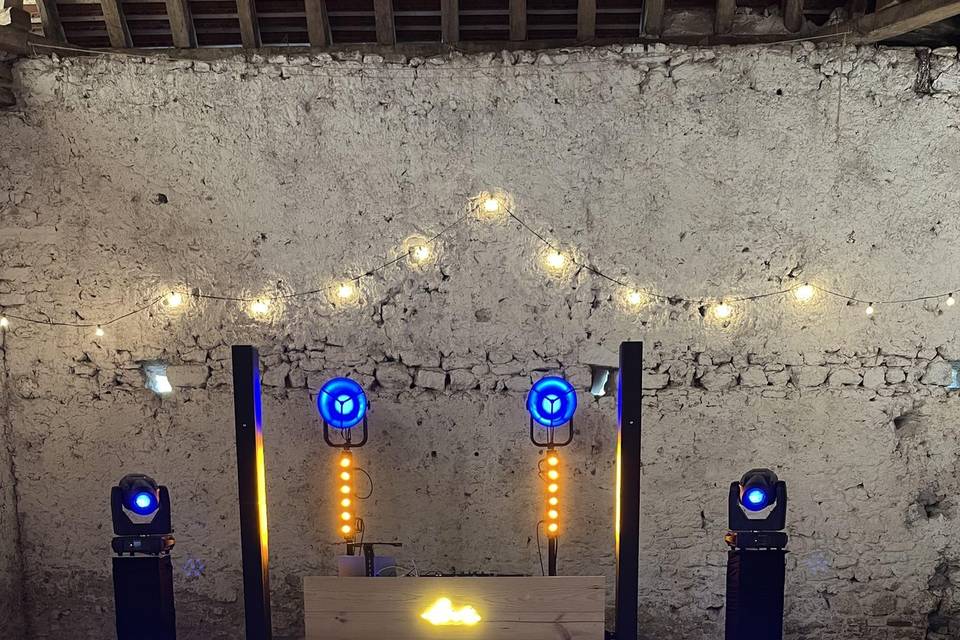 Soirée de mariage authentique