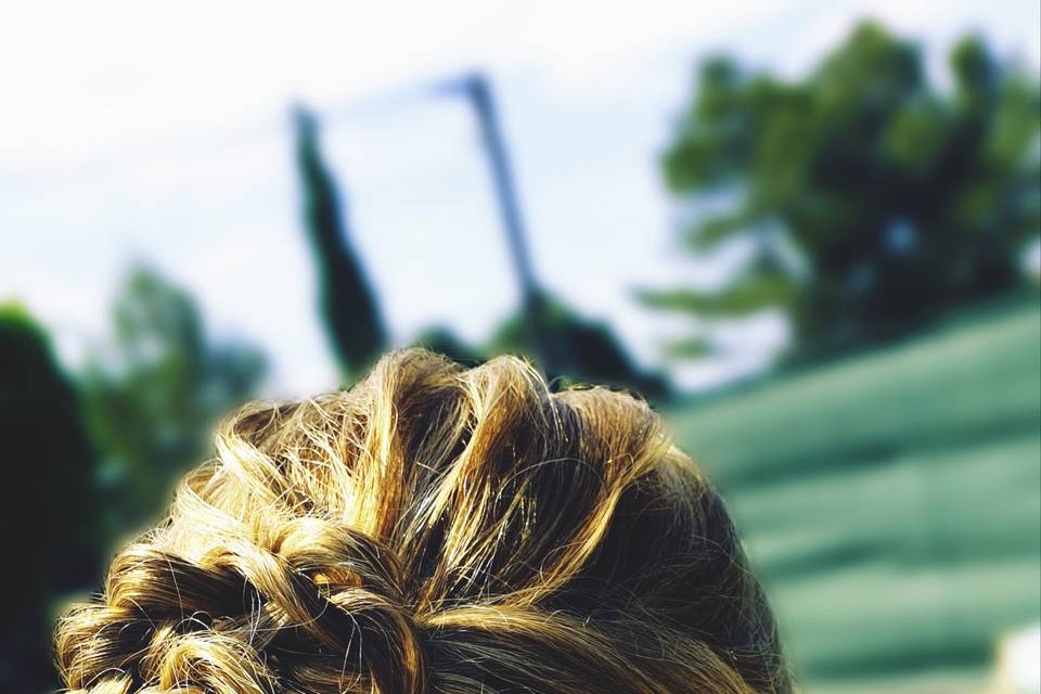 Chignon fleur