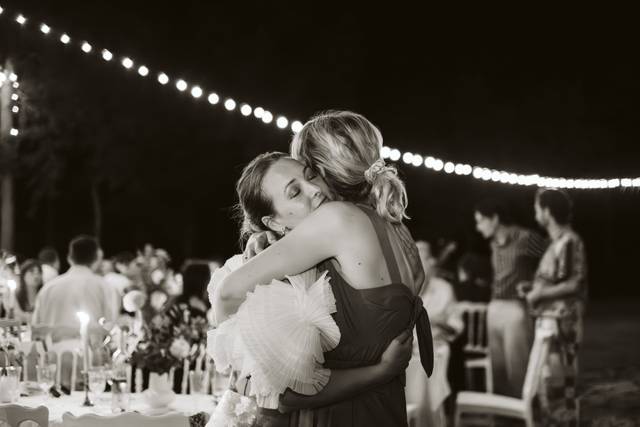 La mariée et son amie
