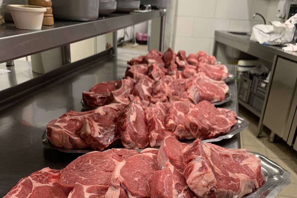 Cotes de boeuf pour groupes