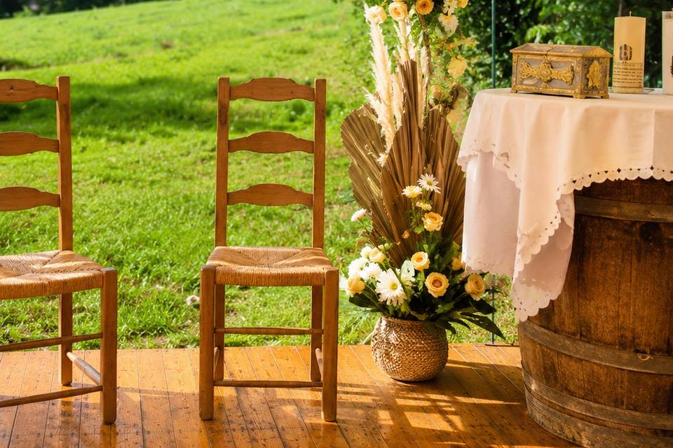 Mariage champêtre
