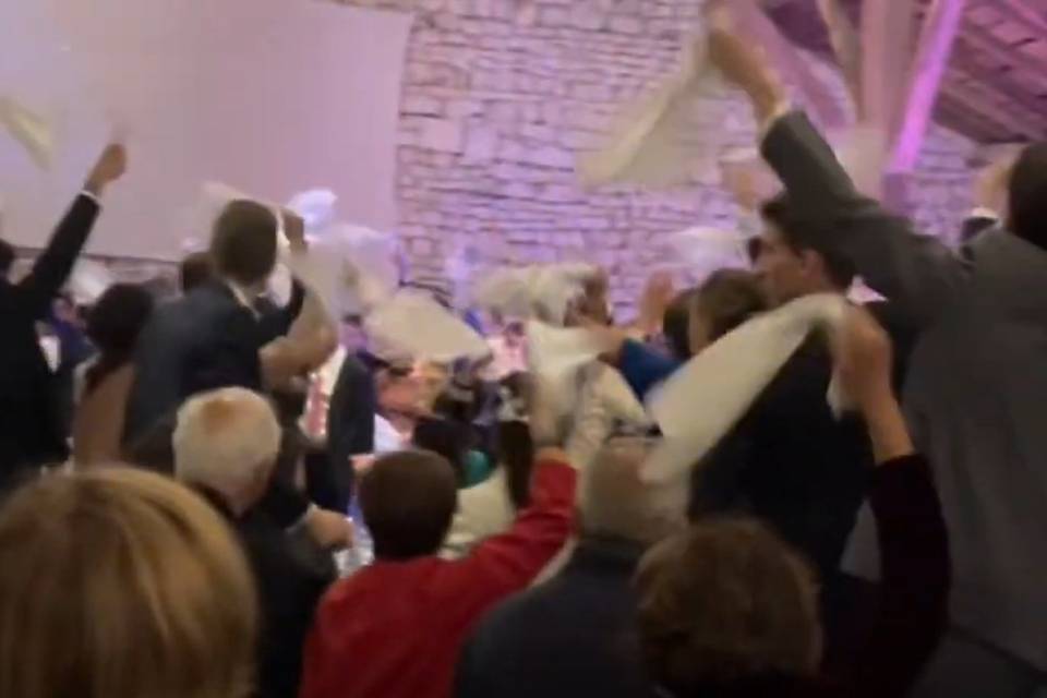 Entrée des mariés dans la sall