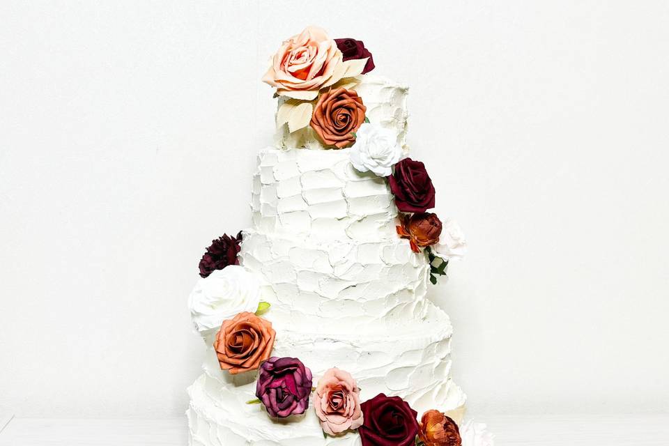 Wedding cake automne