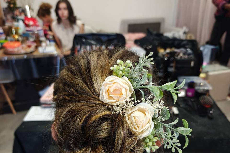 Chignon mariage E