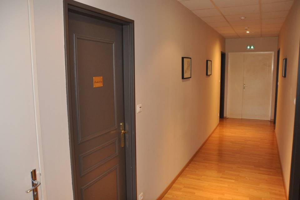 Le couloir des chambres