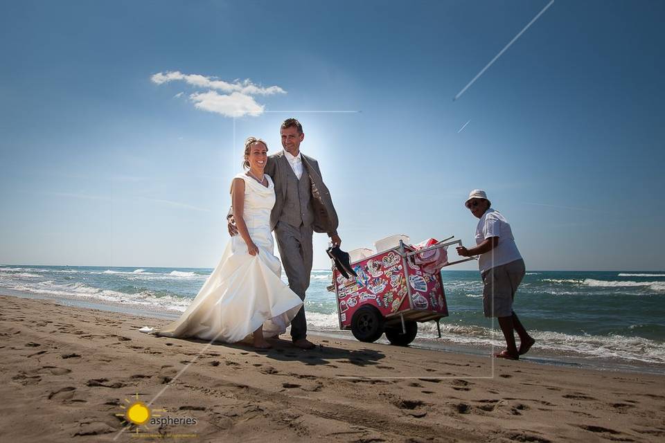 Séance photo à la plage