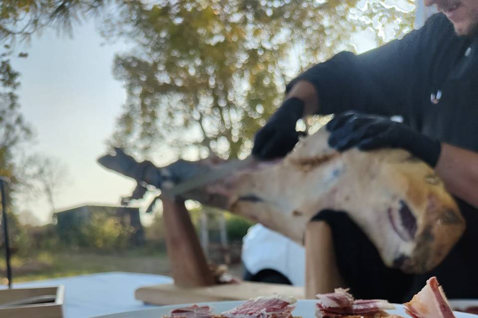 Atelier découpe de jambon