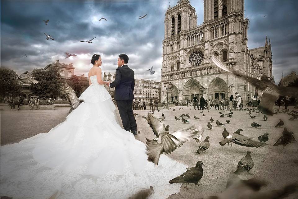 Mariage rue de PARIS